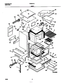 04 - Body parts for Frigidaire Oven TGB557CCB2 from AppliancePartsPros.com