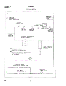 12 - Wiring Schematic parts for Tappan Range TGF303BWA from AppliancePartsPros.com