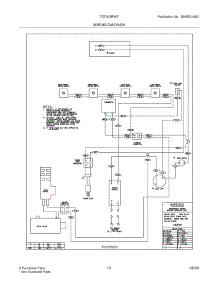 13 - Wiring Diagram parts for Tappan Range TGF303BWF from AppliancePartsPros.com
