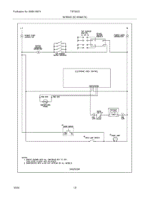 12 - Wiring Schematic parts for Tappan Range TGF320DUA from AppliancePartsPros.com