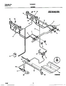 03 - Burner parts for Frigidaire Range TGF330WCDB from AppliancePartsPros.com