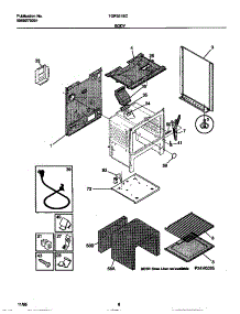 04 - Body parts for Frigidaire Range TGF331SCDB from AppliancePartsPros.com