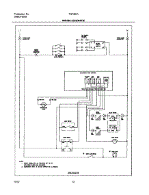 12 - Wiring Schematic parts for Tappan Range TGF364ASD from AppliancePartsPros.com