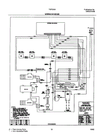 13 - Wiring Diagram parts for Tappan Range TGF364ASD from AppliancePartsPros.com