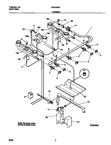 03 - Burner parts for Frigidaire Range TGF645WCWA from AppliancePartsPros.com