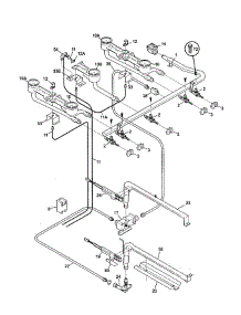 Burner parts for Tappan Range TGF657BFD2 from AppliancePartsPros.com