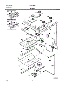 05 - Burner parts for Tappan Range TGF351AWB from AppliancePartsPros.com