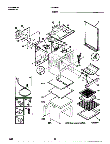 04 - Body parts for Frigidaire Range TGF350SCWC from AppliancePartsPros.com