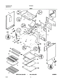 07 - Body parts for Tappan Range TGF363AUC from AppliancePartsPros.com