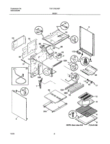 07 - Body parts for Tappan Range TGF375CHSF from AppliancePartsPros.com