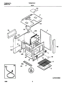04 - Body parts for Frigidaire Range TGF602PGD1 from AppliancePartsPros.com