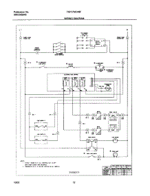 12 - Wiring Diagram parts for Tappan Range TGF375CHSF from AppliancePartsPros.com