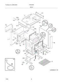 07 - Body parts for Tappan Range TGF605WFU2 from AppliancePartsPros.com