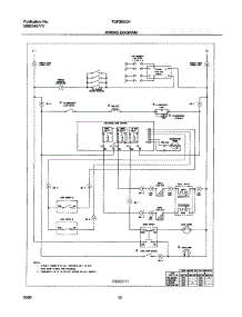 12 - Wiring Diagram parts for Tappan Range TGF365CHSF from AppliancePartsPros.com