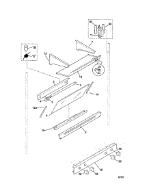 Splasher / Light parts for Tappan Range TGO336BGW3 from AppliancePartsPros.com