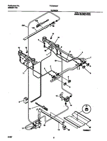 04 - Burner parts for Frigidaire Range TGO336BFWA from AppliancePartsPros.com