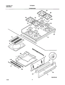 11 - Top / Drawer parts for Tappan Range TGF336BHDE from AppliancePartsPros.com