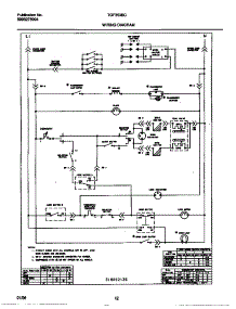 07 - Wiring Diagram parts for Frigidaire Range TGF353BCWB from AppliancePartsPros.com