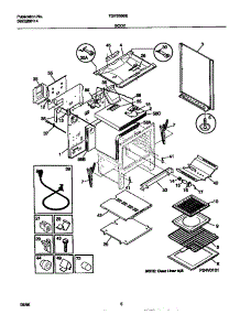 04 - Body parts for Frigidaire Range TGF355BEDA from AppliancePartsPros.com