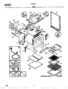 04 - Body parts for Frigidaire Range TGF356CCSA from AppliancePartsPros.com