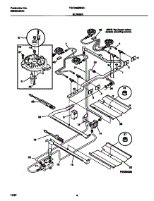 03 - Burner parts for Frigidaire Range TGF362BBBH from AppliancePartsPros.com
