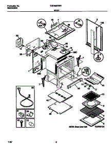 04 - Body parts for Frigidaire Range TGF362BBBH from AppliancePartsPros.com