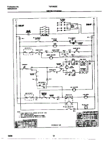 07 - Wiring Diagram parts for Frigidaire Range TGF365BEDA from AppliancePartsPros.com