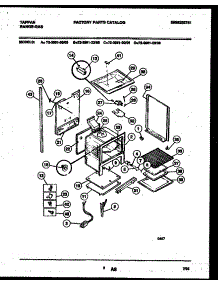07 - Lower Body Parts parts for Frigidaire Range 72-3981-00-06 from AppliancePartsPros.com