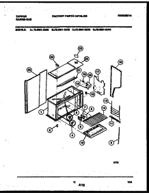 10 - Upper Body Parts parts for Frigidaire Range 72-3981-00-06 from AppliancePartsPros.com