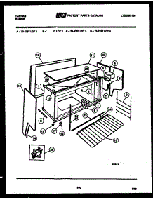 08 - Upper Body Parts parts for Frigidaire Range 73-3757-23-02 from AppliancePartsPros.com