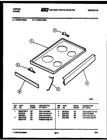 03 - Cooktop Parts parts for Frigidaire Range 73-3957-00-09 from AppliancePartsPros.com