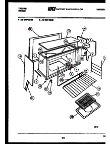 07 - Upper Body Parts parts for Frigidaire Range 73-3957-66-08 from AppliancePartsPros.com