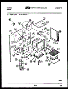 09 - Lower Body Parts parts for Frigidaire Range 73-7857-00-05 from AppliancePartsPros.com