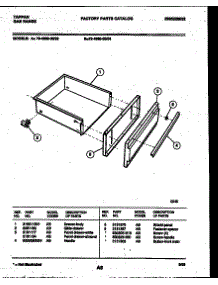 06 - Drawer Parts parts for Frigidaire Range 76-4960-23-03 from AppliancePartsPros.com