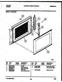 09 - Upper Body Parts parts for Frigidaire Range 77-4950-00-04 from AppliancePartsPros.com