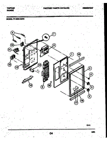 12 - Body Parts parts for Frigidaire Range 77-4950-00-04 from AppliancePartsPros.com