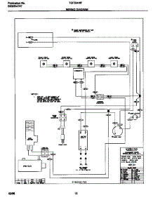 07 - Wiring Diagram parts for Frigidaire Range TGF334WFSD from AppliancePartsPros.com