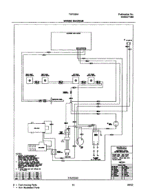 13 - Wiring Diagram parts for Tappan Range TGF336AWC from AppliancePartsPros.com