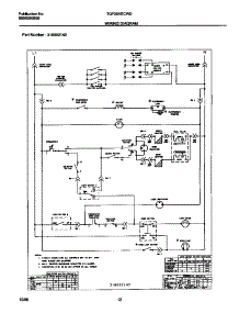 07 - Wiring Diagram parts for Frigidaire Range TGF350SCWD from AppliancePartsPros.com