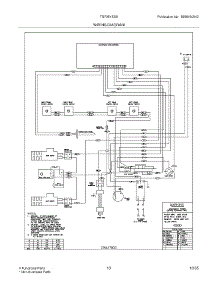13 - Wiring Diagram parts for Tappan Range TGF351ESB from AppliancePartsPros.com