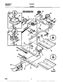 03 - Burner parts for Frigidaire Range TGF357BCDC from AppliancePartsPros.com