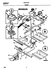 03 - Burner parts for Frigidaire Range TGF357CCSG from AppliancePartsPros.com