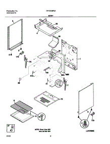 07 - Body parts for Tappan Range TPF303BWA from AppliancePartsPros.com