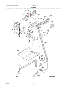 05 - Burner parts for Tappan Range TPF303BWB from AppliancePartsPros.com