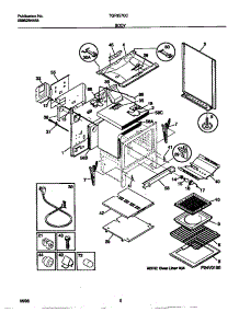 04 - Body parts for Frigidaire Range TGF357CCTD from AppliancePartsPros.com