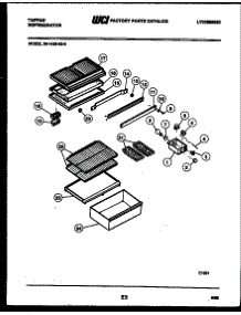 04 - Shelves And Supports parts for Frigidaire Refrigerator 95-1439-00-00 from AppliancePartsPros.com