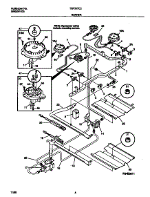 03 - Burner parts for Frigidaire Range TGF357CCTE from AppliancePartsPros.com