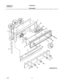 03 - Backguard parts for Tappan Range TGF605WFU1 from AppliancePartsPros.com