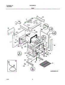 07 - Body parts for Tappan Range TGF605WFU1 from AppliancePartsPros.com