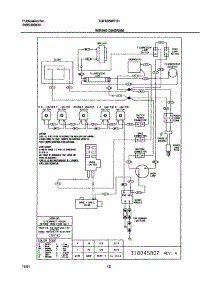12 - Wiring Diagram parts for Tappan Range TGF605WFU1 from AppliancePartsPros.com